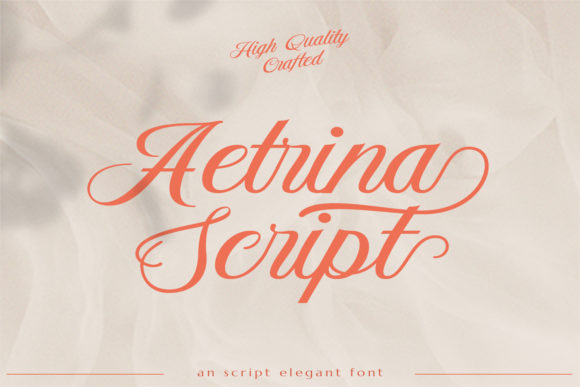 Aetrina Script: The Font That Elevates Your Brand