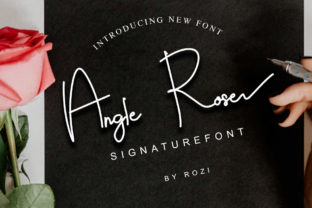 Angle Rose: A Script Font That Adds Personality to Your Web Design