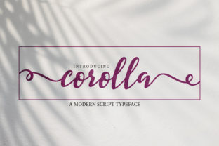 Corolla: A Script Font with a Warm, Readable Presence