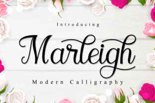 Marleigh: A Script Font for Editorial Design and Branding