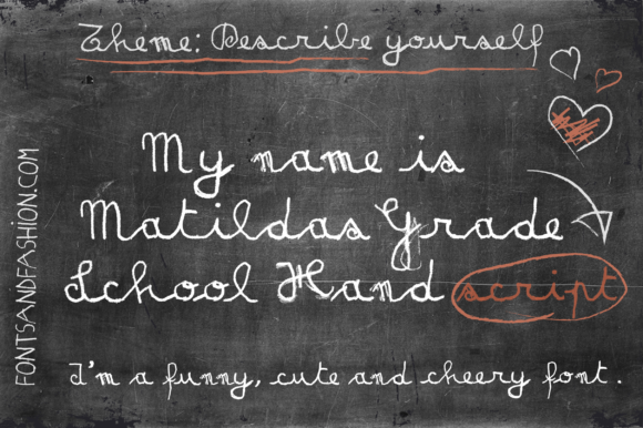Matilda s Grade School Hand Script: A Font That Brings Warmth to Branding