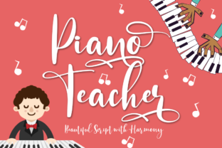Piano Teacher: A Script Font for Digital Design