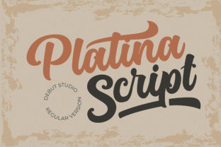 Platina Script - Regular: A Versatile Font for Editorial Design