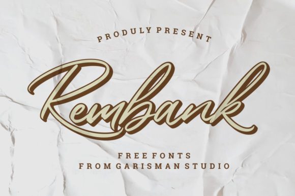 Rembank: A Friendly Script Font for Branding Projects