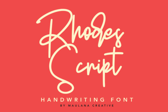 Rhodes Script: A Timeless Script Font for Editorial Design