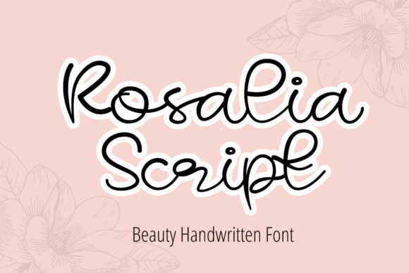 Rosalia Script: A Delicate Font for Handmade Magic
