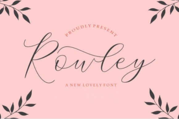 Rowley Script: A Delicate Touch for Handmade Creations