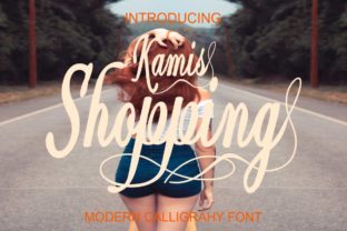 Shopping Kamis: A Script Font for Campaign Creativity