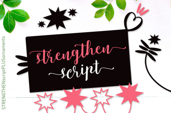 Strengthen Script: A Timeless Script Font for Editorial Design