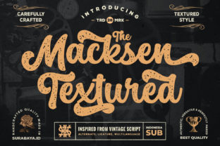 The Macksen Textured: A Script Font for Powerful Digital Branding