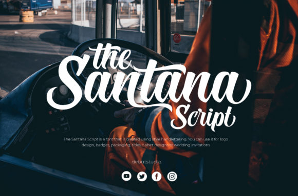 The Santana Script: A Versatile Font for Creative Crafters