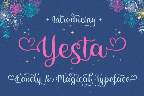 Yesta: A Handwritten Font for Creative Crafters and Product Makers